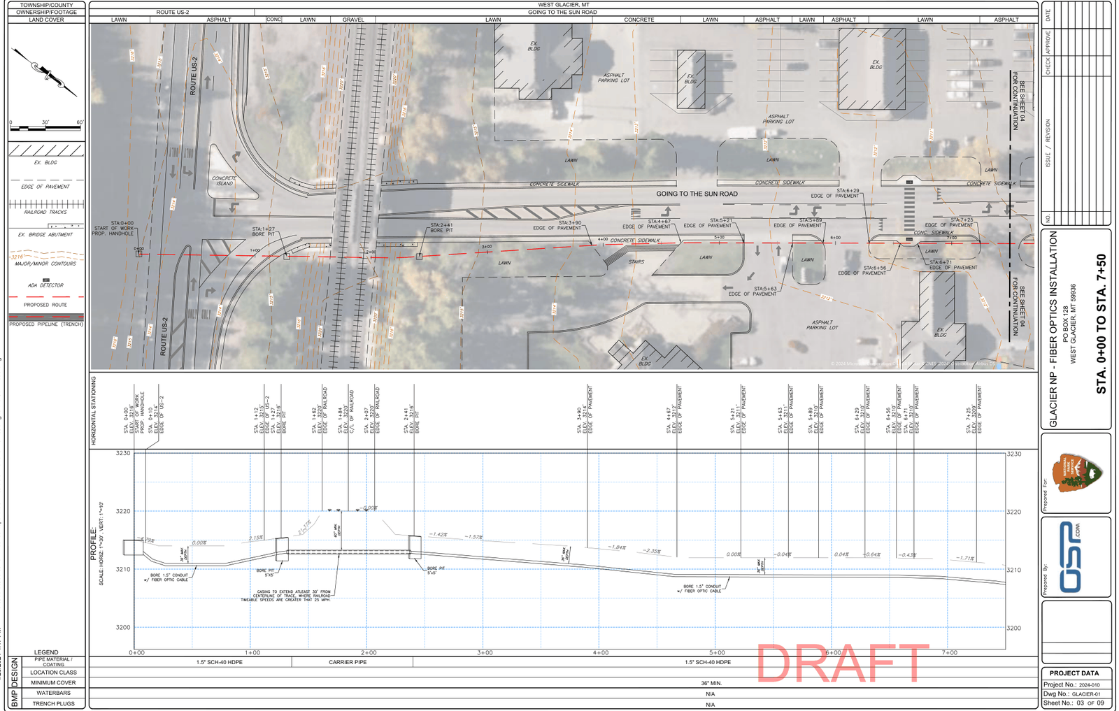 Glacier National Park Plan Set Draft